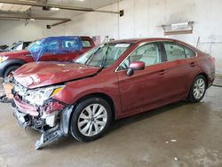 Subaru Legacy Vehiculos salvage en venta: 2017 Subaru Legacy 2.5I Premium