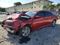 Honda Accord LX Vehiculos salvage en venta: 2018 Honda Accord LX