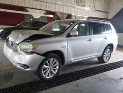 Salvage cars for sale from Copart Dyer, IN: 2008 Toyota Highlander Hybrid