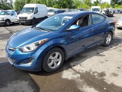 Salvage cars for sale at auction: 2015 Hyundai Elantra SE