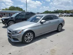 Salvage cars for sale from Copart Savannah, GA: 2016 Mercedes-Benz C300