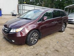 Salvage cars for sale at Austell, GA auction: 2014 Honda Odyssey Touring