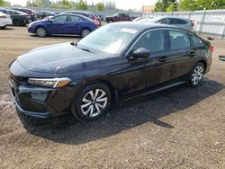 Salvage cars for sale at Bowmanville, ON auction: 2022 Honda Civic LX