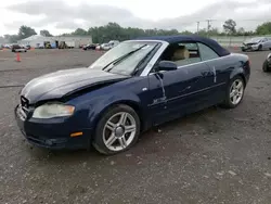 Salvage cars for sale at Hillsborough, NJ auction: 2008 Audi A4 2.0T Cabriolet Quattro