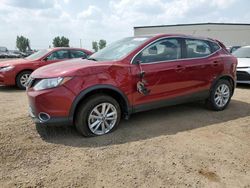 Salvage cars for sale from Copart Rocky View County, AB: 2019 Nissan Qashqai RED