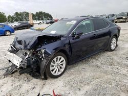 Salvage cars for sale at Loganville, GA auction: 2021 Toyota Camry LE