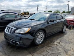 Salvage cars for sale at Chicago Heights, IL auction: 2013 Chrysler 200 Limited