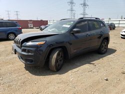 Salvage cars for sale at Elgin, IL auction: 2017 Jeep Cherokee Latitude