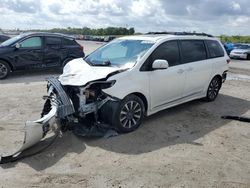 Salvage cars for sale from Copart West Palm Beach, FL: 2018 Toyota Sienna XLE