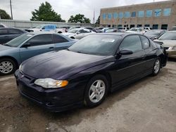 Salvage cars for sale at Littleton, CO auction: 2002 Chevrolet Monte Carlo SS