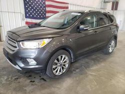 Salvage cars for sale from Copart Avon, MN: 2017 Ford Escape Titanium