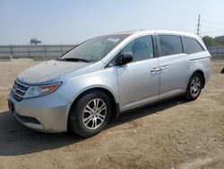 Salvage cars for sale at Dyer, IN auction: 2012 Honda Odyssey EXL