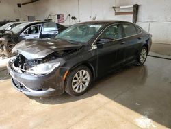 Salvage cars for sale at Portland, MI auction: 2015 Chrysler 200 C