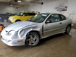 Salvage cars for sale at Portland, MI auction: 2001 Pontiac Sunfire SE