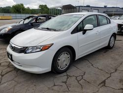 Honda salvage cars for sale: 2012 Honda Civic HF