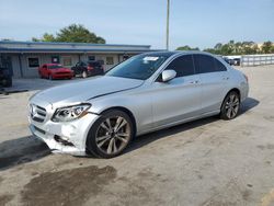 Salvage cars for sale from Copart Orlando, FL: 2015 Mercedes-Benz C300