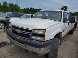 Salvage trucks for sale at Bridgeton, MO auction: 2007 Chevrolet Silverado K2500 Heavy Duty