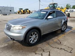 Salvage cars for sale at Chicago Heights, IL auction: 2008 Infiniti FX35