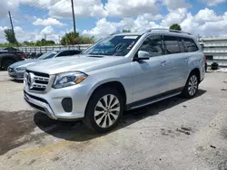 Salvage cars for sale at Miami, FL auction: 2017 Mercedes-Benz GLS 450 4matic