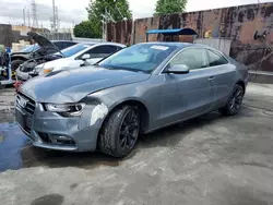 Salvage cars for sale at Wilmington, CA auction: 2013 Audi A5 Premium