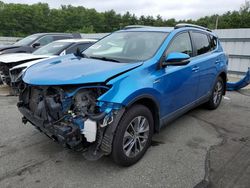 Salvage cars for sale at Exeter, RI auction: 2017 Toyota Rav4 HV LE