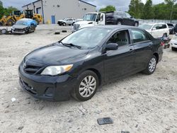 Salvage cars for sale at Mendon, MA auction: 2012 Toyota Corolla Base