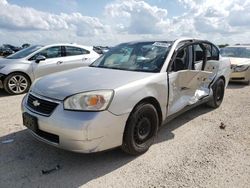 Salvage cars for sale at San Antonio, TX auction: 2008 Chevrolet Malibu LS