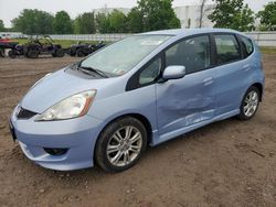 Salvage cars for sale from Copart Central Square, NY: 2010 Honda FIT Sport