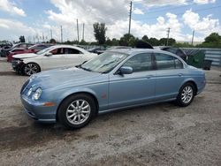 Salvage cars for sale from Copart Miami, FL: 2002 Jaguar S-Type