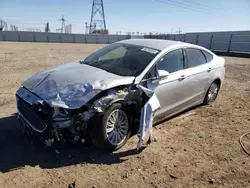 Salvage cars for sale from Copart Adelanto, CA: 2016 Ford Fusion SE Hybrid