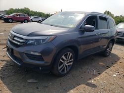 Salvage cars for sale at Hillsborough, NJ auction: 2016 Honda Pilot Elite