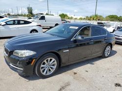 Salvage cars for sale at Miami, FL auction: 2014 BMW 528 I