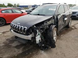 Jeep salvage cars for sale: 2017 Jeep Cherokee Latitude