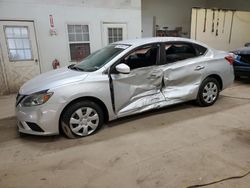 Salvage cars for sale at Davison, MI auction: 2018 Nissan Sentra S