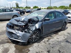 Salvage cars for sale at Miami, FL auction: 2015 Volkswagen Jetta SE