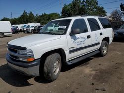 Carros salvage para piezas a la venta en subasta: 2001 Chevrolet Tahoe K1500
