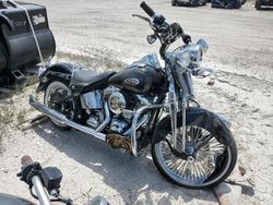 Salvage cars for sale from Copart Houston, TX: 2002 Harley-Davidson Flsts