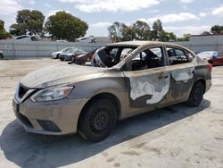 Salvage cars for sale at Vallejo, CA auction: 2016 Nissan Sentra S