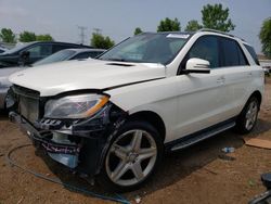 Vehiculos salvage en venta de Copart Elgin, IL: 2014 Mercedes-Benz ML 550 4matic