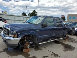 Salvage cars for sale at Littleton, CO auction: 2002 Ford F250 Super Duty