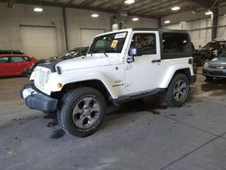 Salvage cars for sale at Ham Lake, MN auction: 2016 Jeep Wrangler Sahara