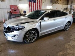 Salvage cars for sale at Casper, WY auction: 2019 Ford Fusion Titanium