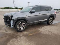 Salvage cars for sale from Copart Oklahoma City, OK: 2021 Volkswagen Atlas SEL Premium