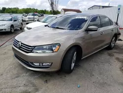 Salvage cars for sale at Louisville, KY auction: 2015 Volkswagen Passat S