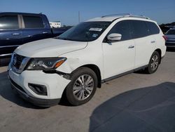 Salvage cars for sale from Copart Grand Prairie, TX: 2019 Nissan Pathfinder S
