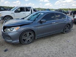 Salvage cars for sale at Houston, TX auction: 2017 Honda Accord Sport Special Edition