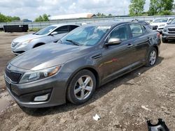 Salvage cars for sale at Columbia Station, OH auction: 2014 KIA Optima LX