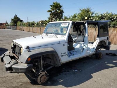 Salvage cars for sale from Copart San Martin, CA: 2012 Jeep Wrangler Unlimited Sport