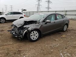 Salvage cars for sale at Elgin, IL auction: 2014 Ford Fusion S