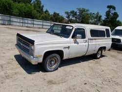 Chevrolet c/k1500 salvage cars for sale: 1987 Chevrolet R10